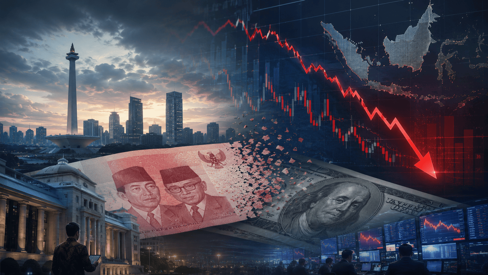 Latest Finance News: Indonesian Rupiah Hits Record Low Near Rp18,000 Amid Global Pressures; Government and BI Coordinate Stabilization Efforts